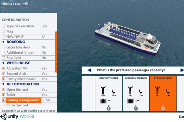 Damen vessel configurator