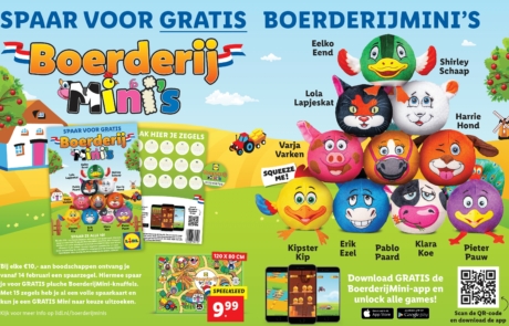 LIDL Boerderij mini's folder